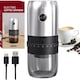 Mini rasnita electrica de cafea, Nicerpro, aparat cafea calatorie, 40 nivele Granulatie Reglabila, Incarcare USB, capacitate 30g, oprire automata dupa macinare, portabila, potrivita pentru calatorii si camping in aer liber, inox