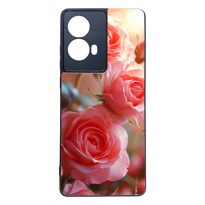 Puha TPU tok Motorola G85 5G-vel kompatibilis, Flower3 Design
