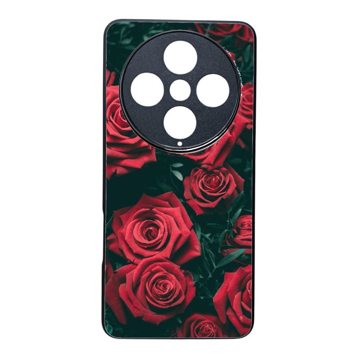 Puha TPU tok, Oppo Find X8 Pro készülékkel kompatibilis, Roses Design
