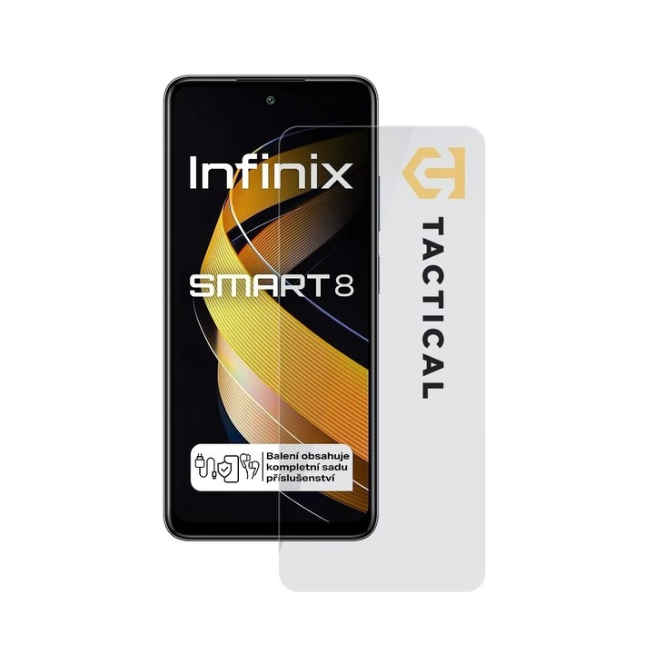Tactical Glass Shield 2.5D Infinix Smart 8 Clear készülékhez