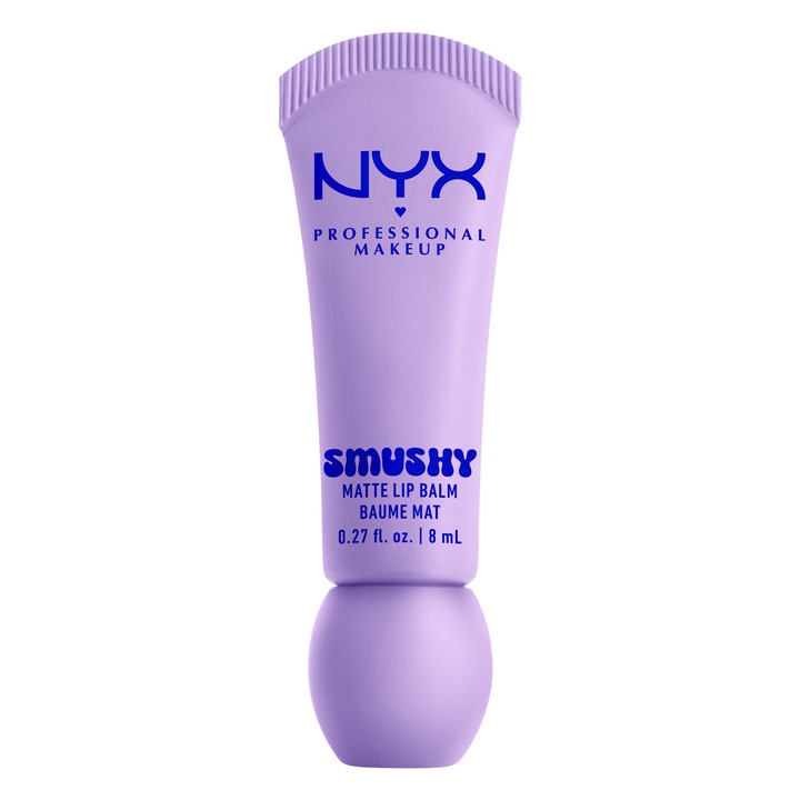 Матов балсам за устни NYX Professional Makeup Smushy 1 Sugar Smush, Лесен за разнасяне цвят, 8 мл