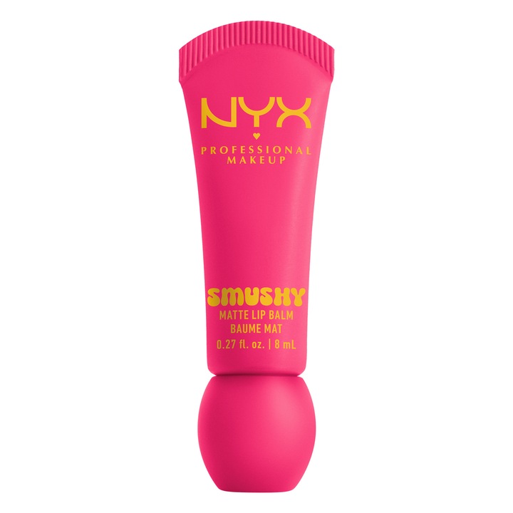 Матов балсам за устни NYX Professional Makeup Smushy 3 Sweet Smack, Лесен за разнасяне цвят, 8 мл