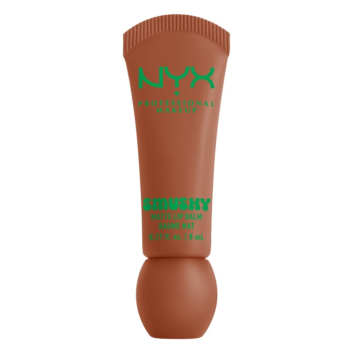 Матов балсам за устни NYX Professional Makeup Smushy 6 Soft Smile, Лесен за разнасяне цвят, 8 мл