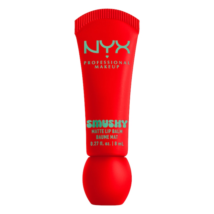 Матов балсам за устни NYX Professional Makeup Smushy 9 Soft Sorbet, Лесен за разнасяне цвят, 8 мл