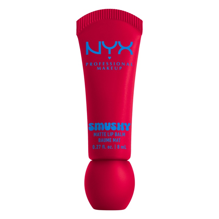 Матов балсам за устни NYX Professional Makeup Smushy 10 Sassy Stuff, Лесен за разнасяне цвят, 8 мл