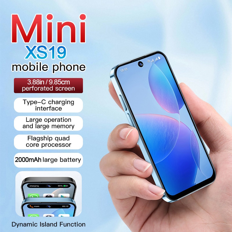 Telefon mobil inteligent Rainbuvvy XS19 Pro, 2GB RAM, 16GB ROM, 3.88 inch, Negru, Dual SIM