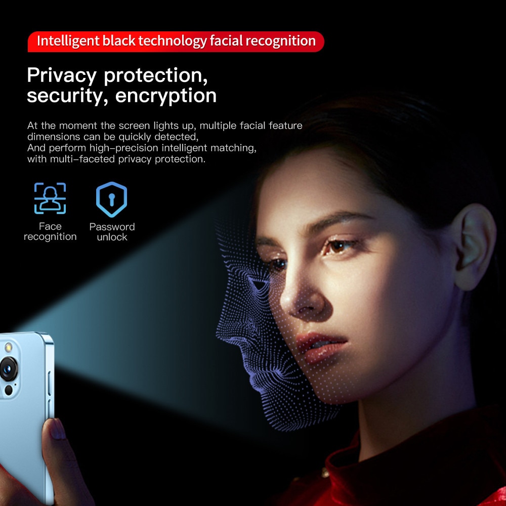 Rainbuvvi xs19 Pro Mini telefon mobil 3GB RAM 32GB ROM 3.88 inch 4G Mini telefon mobil 2000mAh Android 12 Violet