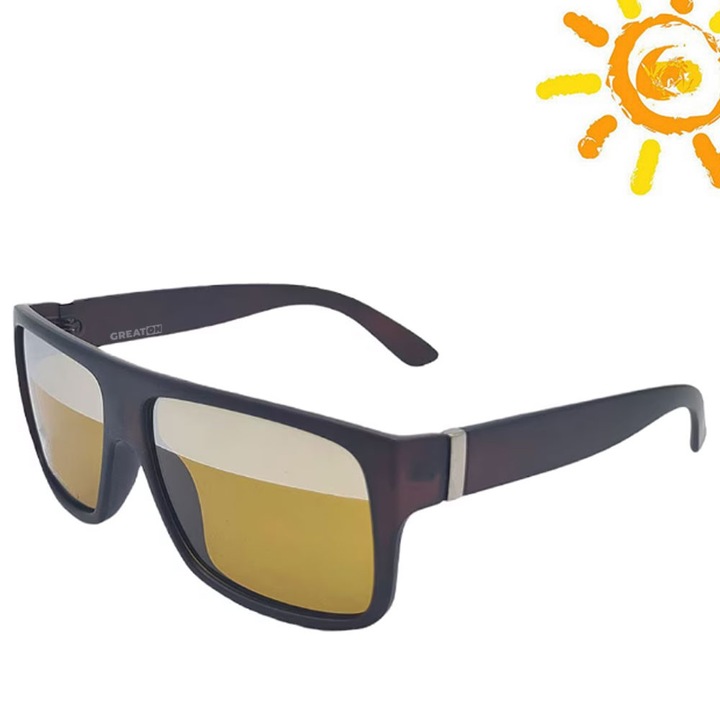 Ochelari De Soare Pentru Condus GREATON, Lentile Polarizate, Design Elegant