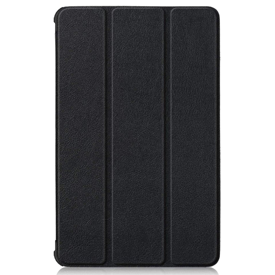 Husa tableta pentru Samsung Galaxy Tab S6 Lite (2020 / 2022 / 2024), SKYDDAR INNOVATION, cu suport Multi-Unghi si functie Sleep/Wake, FoldPro, Negru, set cu sticker