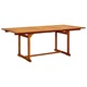 Masa de gradina, (150-200)x100x75 cm, lemn masiv de acacia