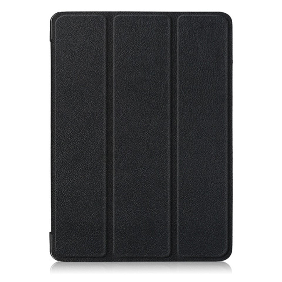 Husa tableta pentru Apple iPad 7 10.2" (2019), SKYDDAR INNOVATION, cu suport Multi-Unghi si functie Sleep/Wake, FoldPro, Negru, set cu sticker