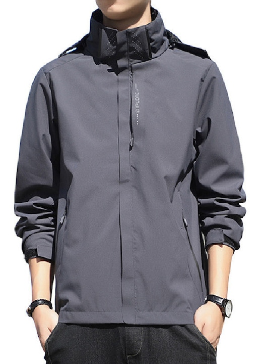 Geaca detasabila, Gri inchis