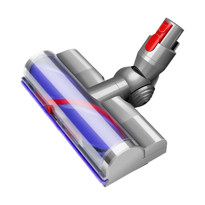 Cap de perie pentru aspirator, compatibil cu serii V7, V8, V10, V11, V15, material ABS, rotire 180° sus-jos, 90° stanga-dreapta, tehnologie de afisare a prafului cu lumina verde, 30 cm