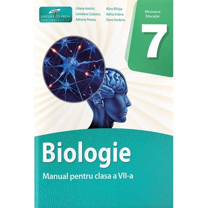 Biologie manual pentru clasa a VII-a Editia 2024, Liliana Andrici