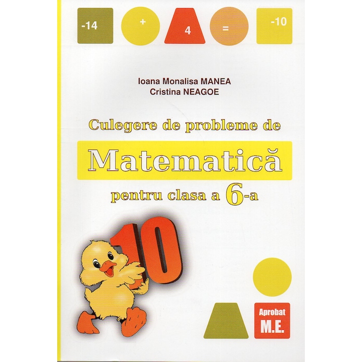Culegere de probleme de matematica pentru clasa a VI-a - Ioana Monalisa Manea, Puisor, Editia 2025