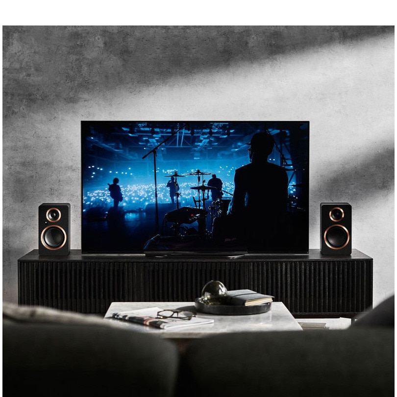 Boxe active Argon Audio FENRIS A4, 150W, Bluetooth, HDMI ARC, Phono, Black