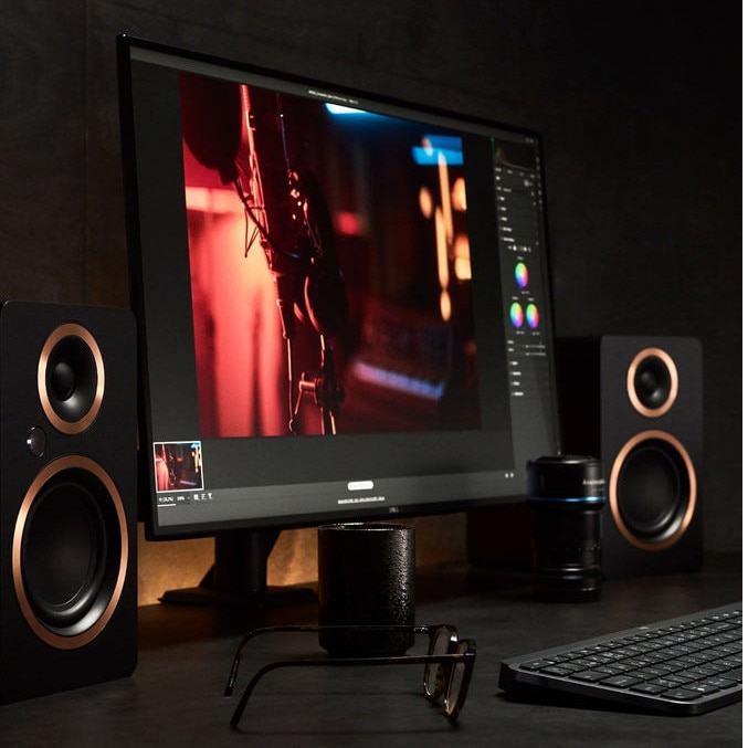 Boxe active Argon Audio FENRIS A4, 150W, Bluetooth, HDMI ARC, Phono, Black