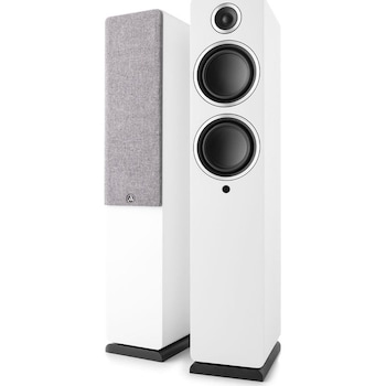 Boxe active de podea Argon Audio FENRIS A55, 150W, Bluetooth, HDMI ARC, Optic, Phono, White