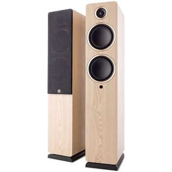 Boxe active de podea Argon Audio FENRIS A55, 150W, Bluetooth, HDMI ARC, Optic, Phono, Ash