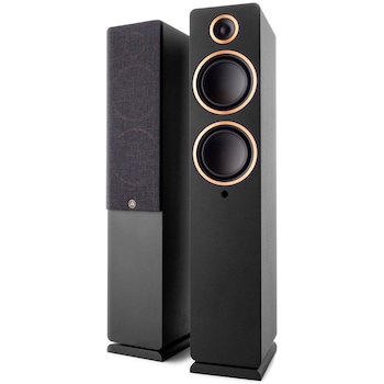 Boxe active de podea Argon Audio FENRIS A55, 150W, Bluetooth, HDMI ARC, Optic, Phono, Black