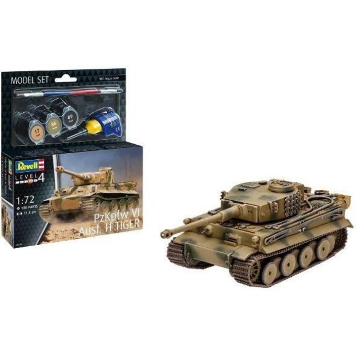 Macheta militara Revell Set model PzKpfw VI Ausf. H Tiger 1:72