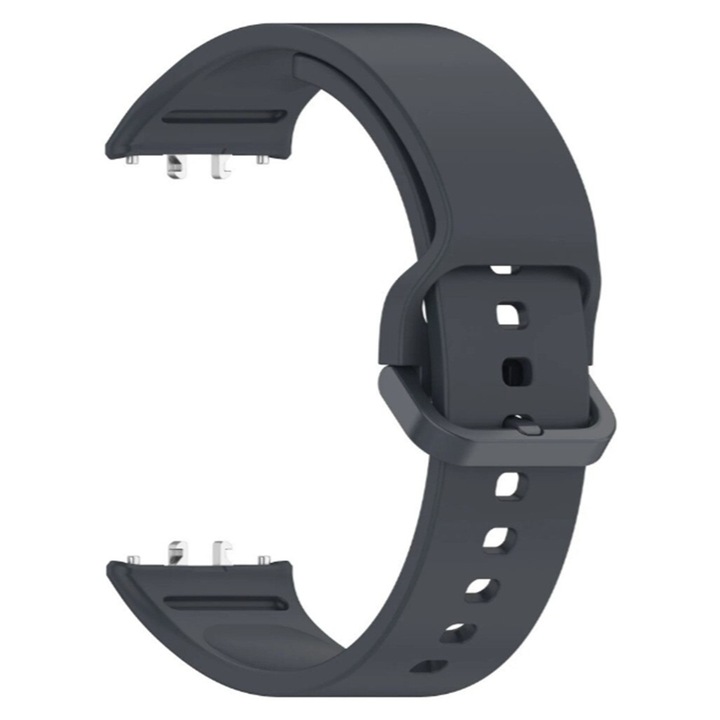 Curea compatibila Samsung Galaxy Fit3 Fit 3 SM-R390, Dual Stax®, silicon, gri inchis