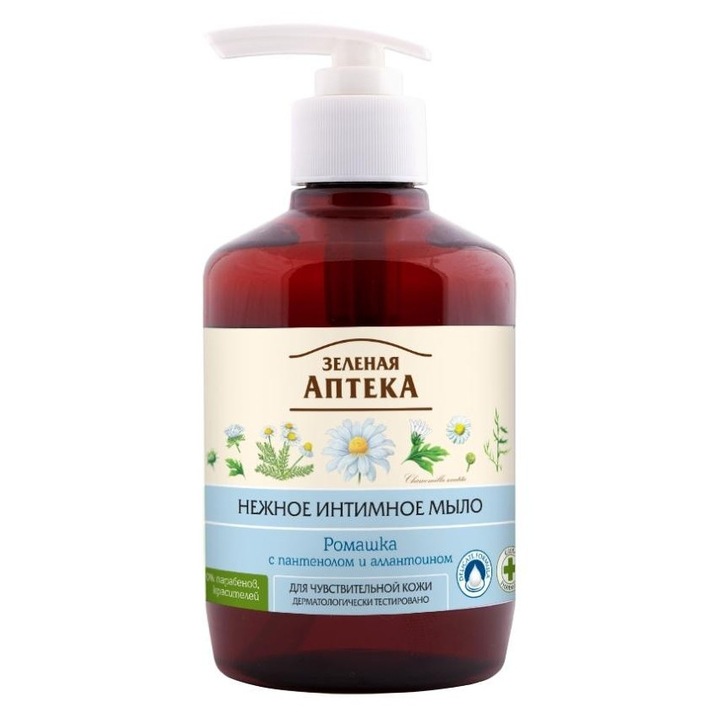 Gel igiena intima Elfa Pharm cu extract de musetel, 370 ml