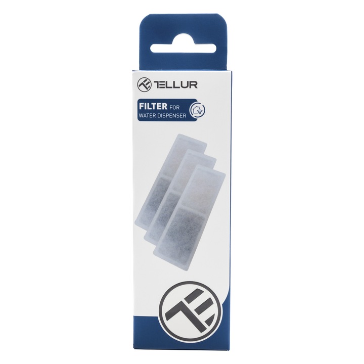 Filtru Dispenser de apa animale Tellur pentru Tellur TLL331471, set 3 bucati