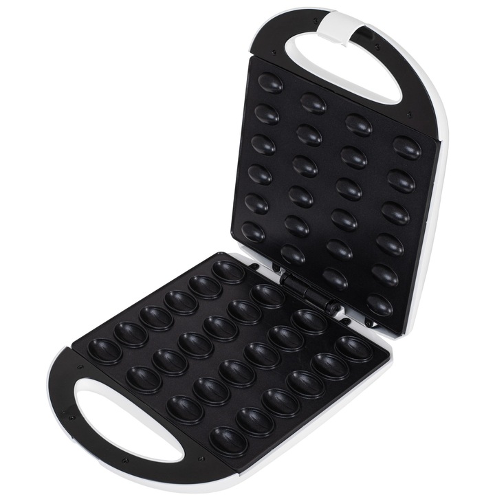 Пекарна за фъстъци, Avenido, Av3090, Номинална мощност 1400 W, Максимална мощност 1600 W, Бакелитов корпус, Топлоизолирани дръжки, 29 x 35,5 x 12,6 см, Черна с елементи от неръждаема стомана, 24 половинки фъстъци