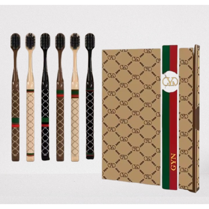 6 darabos fogkefekészlet különleges megjelenéssel