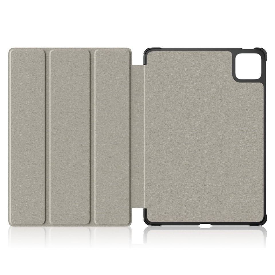 Husa tableta pentru Xiaomi Pad 7 / 7 Pro, SKYDDAR INNOVATION, cu suport Multi-Unghi si functie Sleep/Wake, FoldPro, Negru, set cu sticker