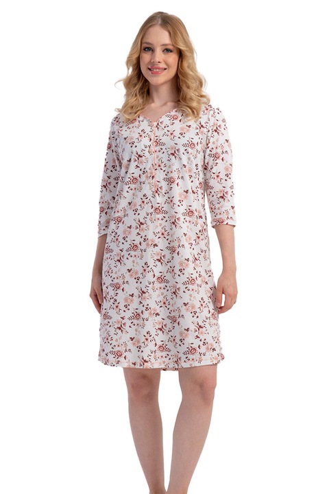 Camasa de noapte dama, Vienetta, model Floral Elegance