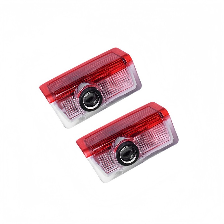 Set 2 lampi led cu proiector logo Mercedes benz, SPARKZA, Pentru portiere Logourile sunt dedicate A, B, C, E, M Class