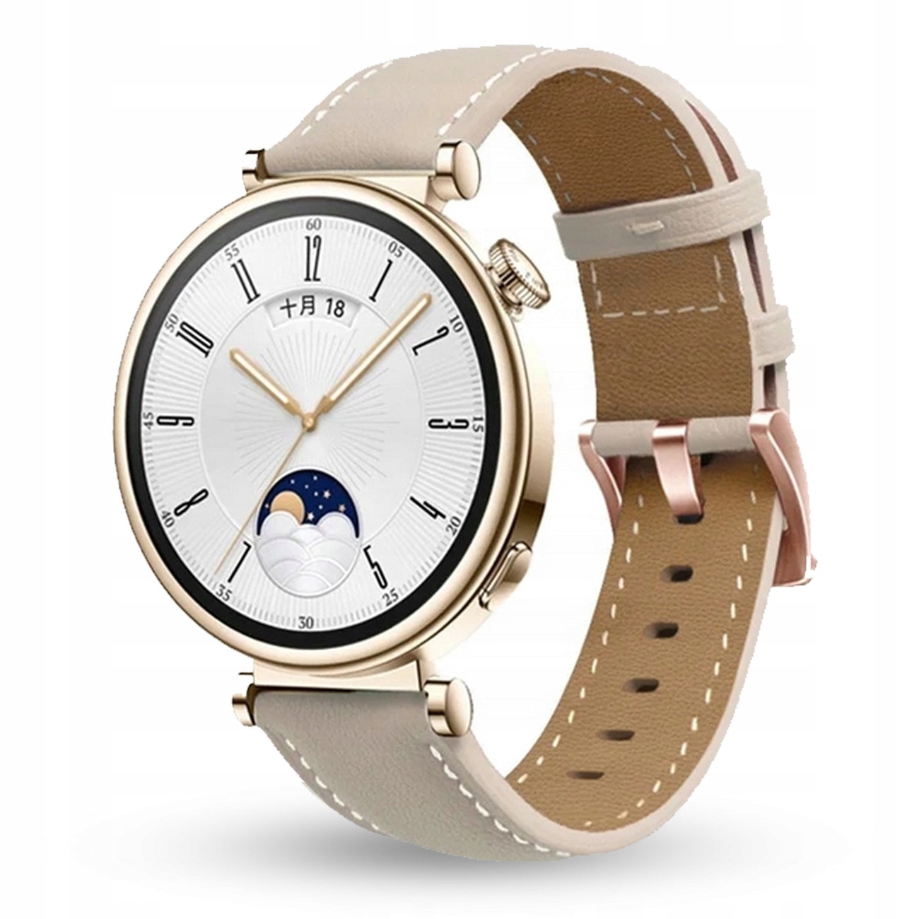 Pasca din piele pentru smartwatch Huawei Watch GT 4 GT 5, 18mm