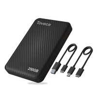 HDD extern Toveca, Expansion Portable 250GB, 2.5", USB 3.0, Negru