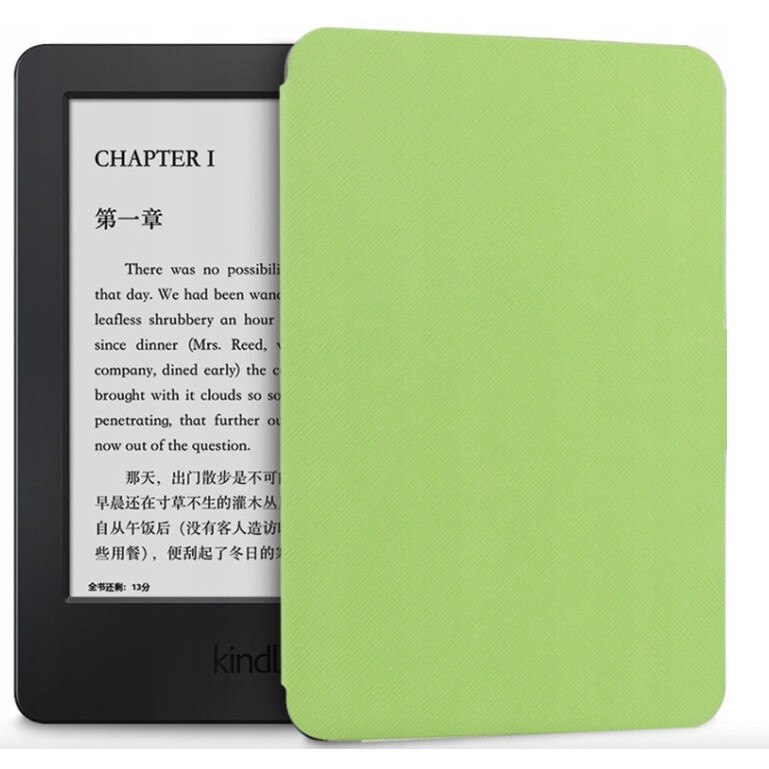 Husa subtire Amazon pentru Kindle Paperwhite 4, Microfibra, Negru