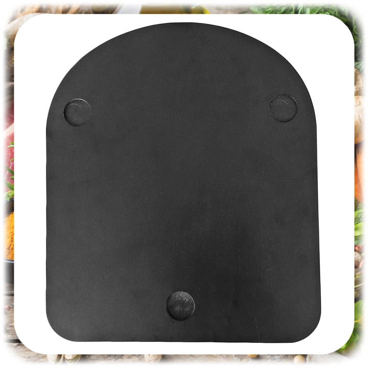 Tava din lemn pentru Thermomix TM6/TM5, Pixel, neagra, 34x29x1,5cm