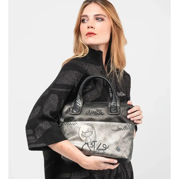 Anekke Mademoiselle Nature Koko női táska, 28x26x15cm, 2 fogantyú, többszínű