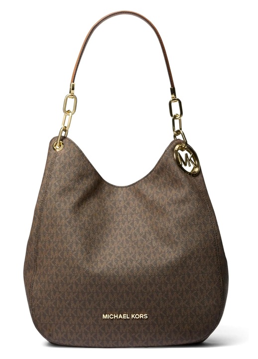 Michael Kors Lillie Hobo válltáska nőknek, barna/makk, 31,8 x 34,3 x 12,7 cm