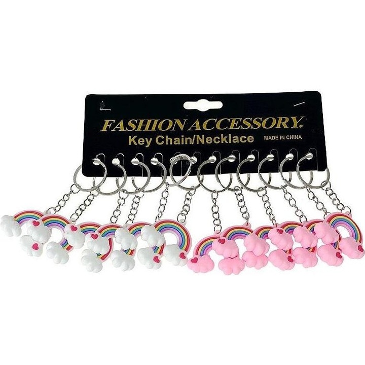 Brelocuri Adar set 12 bucati, multicolor