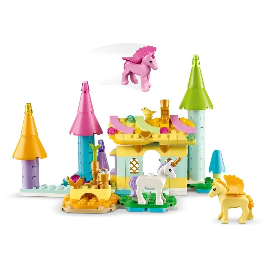 Set de constructie LEGO 31175 Castel cu unicorni, multicolor