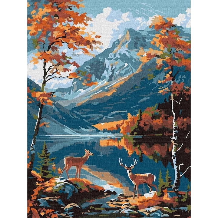 Set pictura pe numere, Ideyka, Magia naturii, 30x40cm