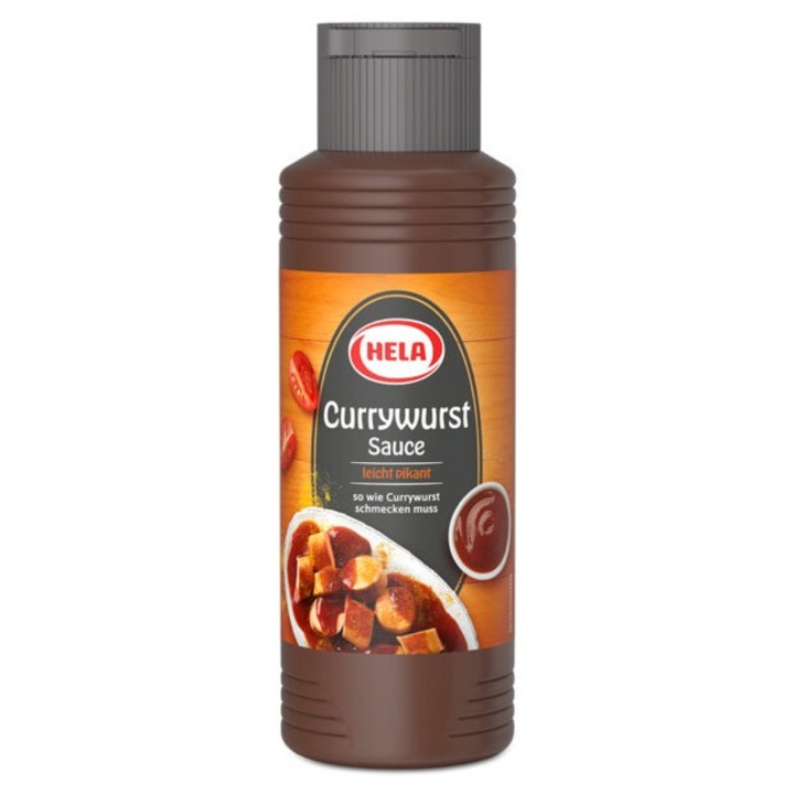 Sos Curry, Hela, pentru carnati, usor picant, 300 ml