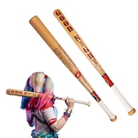 Bata baseball, Imagini cu Harley Quinn, Lemn, 84 cm, Maro
