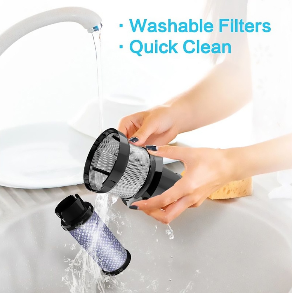 Aspirator fara fir N5, putere de aspiratie 12000Pa, autonomie 45 minute, capacitate recipient 1.2L, 70dB