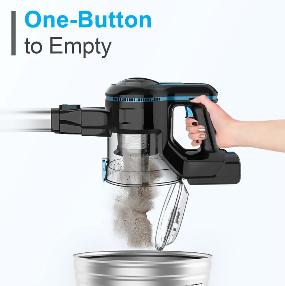 Aspirator fara fir N5, putere de aspiratie 12000Pa, autonomie 45 minute, capacitate recipient 1.2L, 70dB