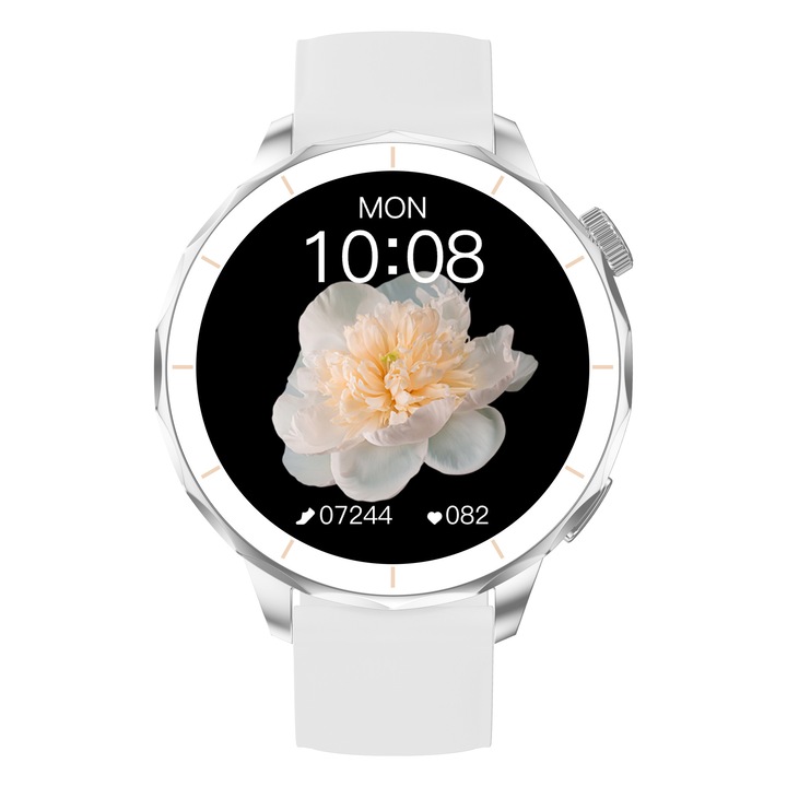 Смарт часовник Inteligent HD X2mini 1.32" Сив - Мониторинг на сърдечен ритъм, сън, музика, Bluetooth разговори, водоустойчив, за здраве и спорт