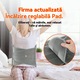 Centura electrica, Esther Beauty®, incalzire rapida pentru abdomen, perna electrica pentru spate, gat, umeri, picioare, 10 niveluri de caldura, 4 setari de timp, lavabila, oprire automata, Gri