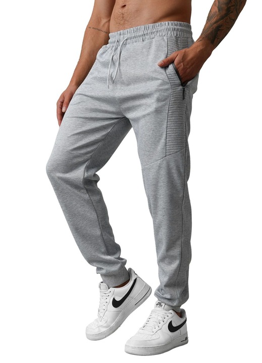 Férfi melegítőalsó Fekete OZONEE JS/15K1838, Szürke