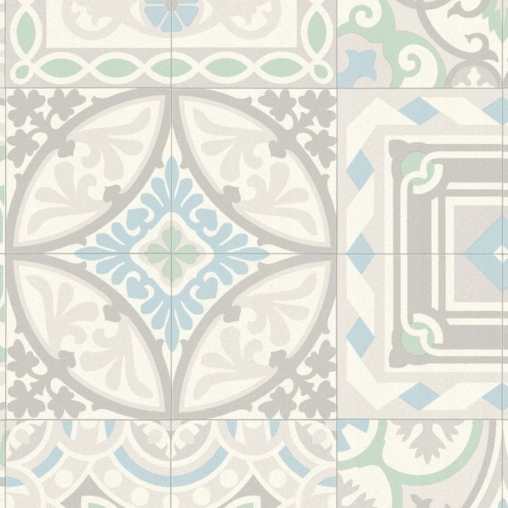 Linoleum PVC, Dekordom, Shalimar T82, 400 cm x 100 cm, Grosime 2,8 mm, Multicolor, 4 m², Fixare Cu Adeziv, Uzul Domestic, Profesional, Rezistent La Apa